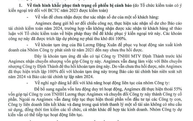 Xuất Nhập khẩu An Giang (AGM) chỉ ra phương &#225;n khắc phục t&#236;nh trạng cổ phiếu bị kiểm so&#225;t v&#224; cảnh b&#225;o - Ảnh 1