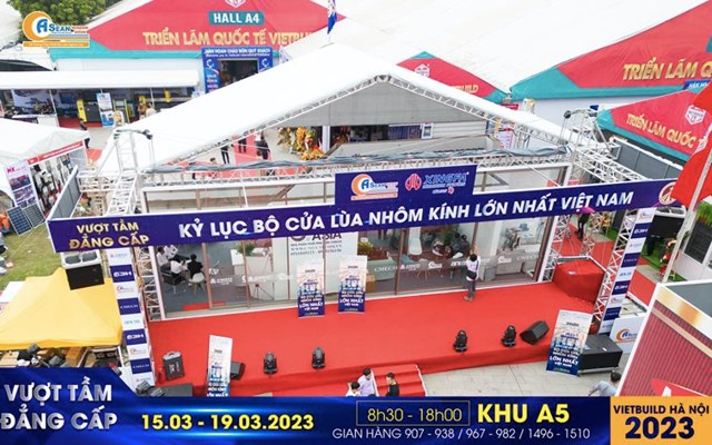 Nh&#224; ph&#226;n phối AseanWindow khẳng định đẳng cấp tại Vietbuild H&#224; Nội 2023 - Ảnh 2