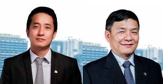 &Ocirc;ng L&ecirc; Quốc Duy (tr&aacute;i) v&agrave; &ocirc;ng Dương Đ&igrave;nh Thanh từ nhiệm chức Ph&oacute; Tổng gi&aacute;m đốc HBC