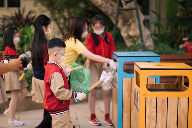 Trường Tiểu học Tr&#224;ng An đạt th&#224;nh t&#237;ch Xuất sắc trong chương tr&#236;nh “X&#226;y dựng trường học xanh - V&#236; một H&#224; Nội xanh” tr&#234;n địa b&#224;n quận Ho&#224;n Kiếm - Ảnh 6