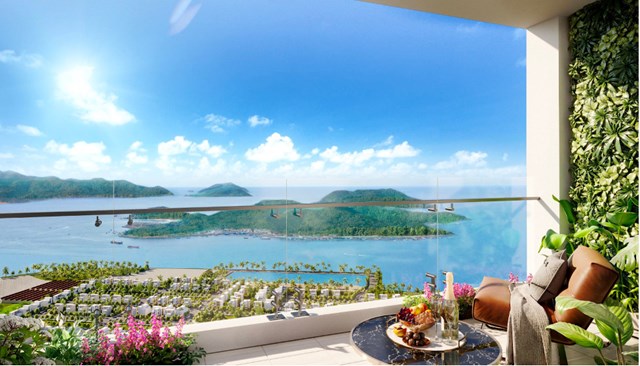 Kh&ocirc;ng gian tại New Galaxy Nha Trang ph&ugrave; hợp với nhu cầu nghỉ dưỡng. Ảnh phối cảnh: Hưng Thịnh Land