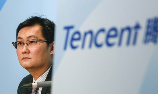 Pony Ma c&ugrave;ng 3 người bạn đ&atilde; th&agrave;nh lập Tencent v&agrave;o năm 1998