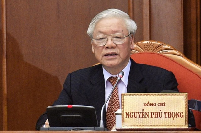 &nbsp;Tổng B&iacute; thư Nguyễn Ph&uacute; Trọng (Ảnh: VGP)