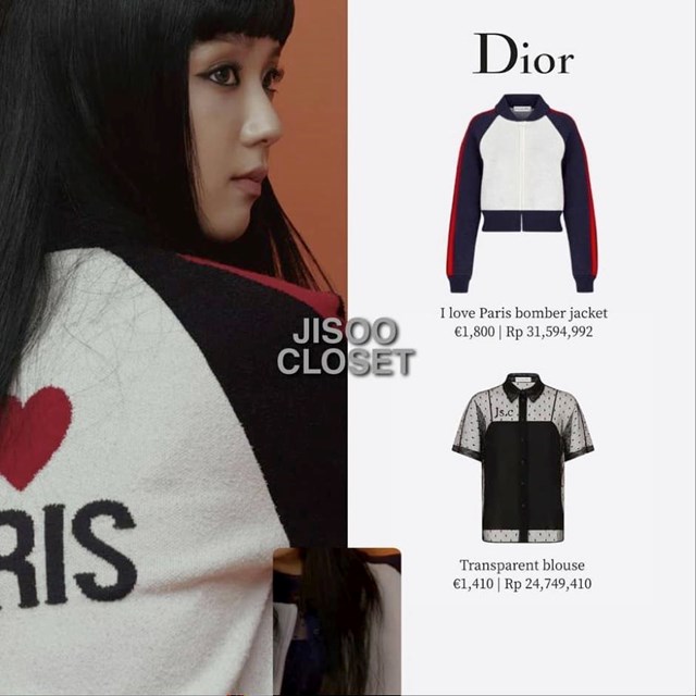 Chiếc &aacute;o kho&aacute;c bomber len c&oacute; gi&aacute; gần 60 triệu đồng mang đến vẻ ngo&agrave;i cực ngầu cho th&agrave;nh vi&ecirc;n Blackpink.