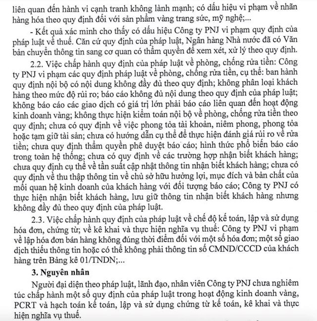V&#224;ng bạc đ&#225; qu&#253; Ph&#250; Nhuận (PNJ) bị chuyển hồ sơ sang Bộ C&#244;ng an điều tra vi phạm trong kinh doanh v&#224;ng - Ảnh 2