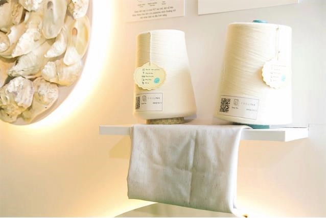 Sợi vải Faslink được l&agrave;m từ vỏ h&agrave;u