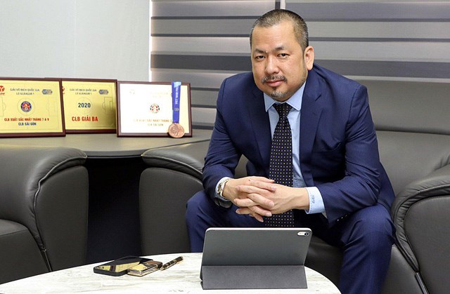 &Ocirc;ng Trần H&ograve;a B&igrave;nh l&agrave; cựu Chủ tịch S&agrave;i G&ograve;n FC