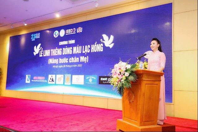 Hoa hậu doanh nh&acirc;n th&agrave;nh đạt Vũ Thu&yacute; Nga trở th&agrave;nh Đại sứ của chương tr&igrave;nh