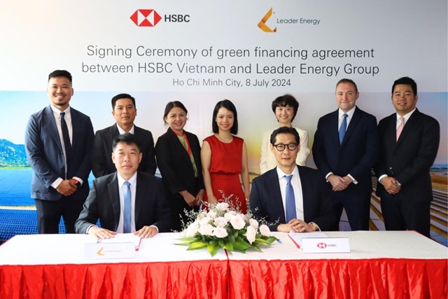 HSBC v&#224; Leader Energy c&#244;ng bố khoản vay 593 tỷ đồng hỗ trợ ph&#225;t triển c&#225;c dự &#225;n năng lượng t&#225;i tạo - Ảnh 1