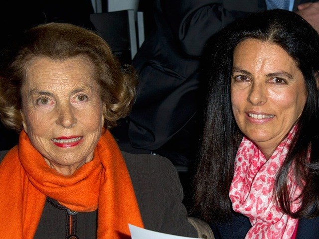 Bettencourt Meyers v&agrave; mẹ - b&agrave;&nbsp;Liliane Bettencourt.