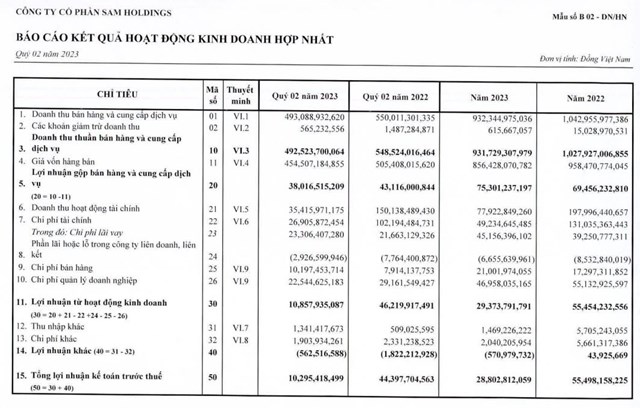 SAM Holdings (SAM) bị nhắc nhở do chậm c&#244;ng bố th&#244;ng tin thay đổi th&#224;nh vi&#234;n Hội đồng quản trị - Ảnh 1
