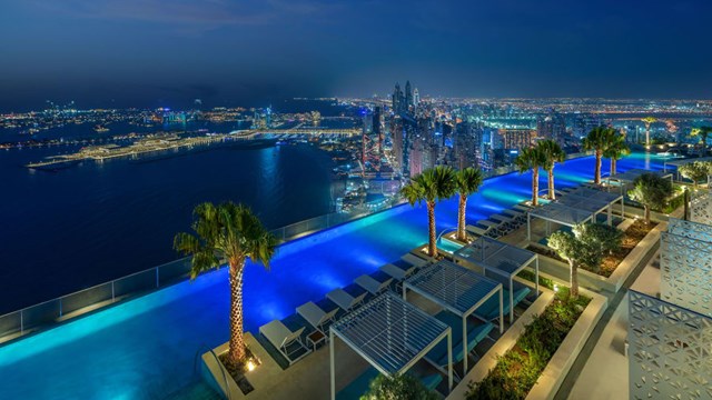 To&agrave;n bộ dự &aacute;n do Al Ain Holding ph&aacute;t triển gồm 217 ph&ograve;ng kh&aacute;ch sạn, 443 căn hộ dịch vụ v&agrave; 478 căn hộ d&acirc;n cư.
