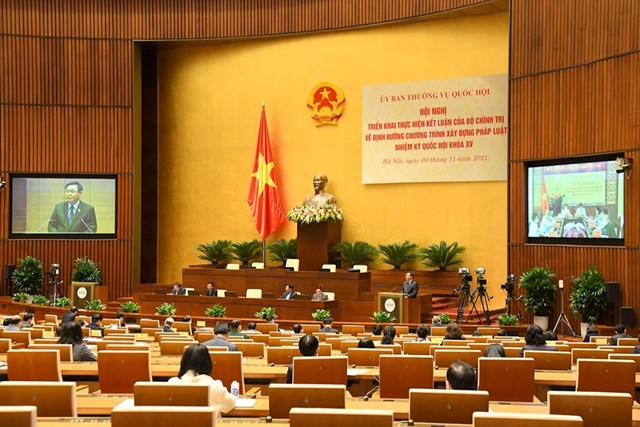 Gắn kết chặt chẽ giữa x&#226;y dựng với tổ chức thi h&#224;nh ph&#225;p luật - Ảnh 1