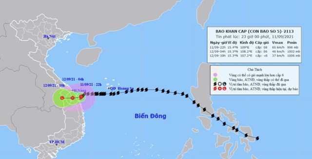 B&#227;o số 5 đổ bộ: Quảng Trị - B&#236;nh Định mưa lớn, lượng mưa tr&#234;n 350 mm, cảnh b&#225;o ngập lụt diện rộng - Ảnh 1