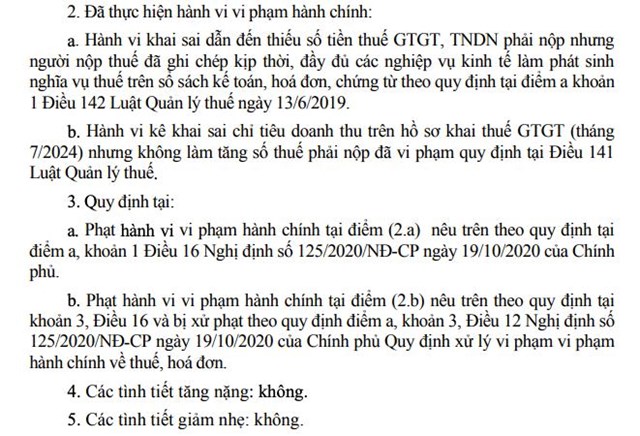 X&#226;y dựng Thuỷ lợi L&#226;m Đồng (LHC) bị phạt v&#224; truy thu thuế 234,93 triệu đồng - Ảnh 1