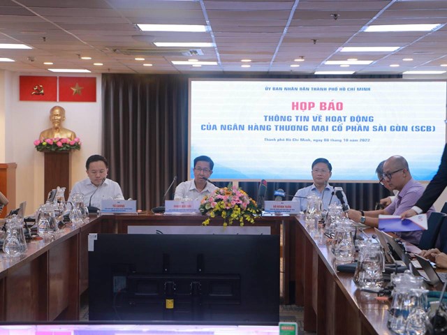 Họp b&#225;o về hoạt động SCB: Đại diện Ng&#226;n h&#224;ng Nh&#224; nước chi nh&#225;nh TP HCM cho biết SCB đang hoạt động b&#236;nh thường, ổn định - Ảnh 2