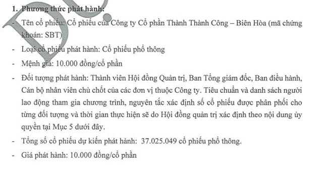 Th&#224;nh Th&#224;nh C&#244;ng - Bi&#234;n H&#242;a (SBT) muốn s&#225;p nhập c&#244;ng ty con vốn ng&#224;n tỷ đồng, đặt kế hoạch lợi nhuận năm 2023 -2024 tăng 18% - Ảnh 2