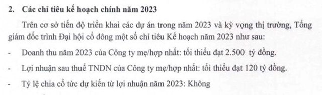 Đầu tư Hải Ph&#225;t (HPX) đặt mục ti&#234;u l&#227;i sau thuế 2023 tối thiểu 120 tỷ đồng, thay đổi loạt l&#227;nh đạo trong Hội đồng quản trị nhiệm kỳ mới - Ảnh 1