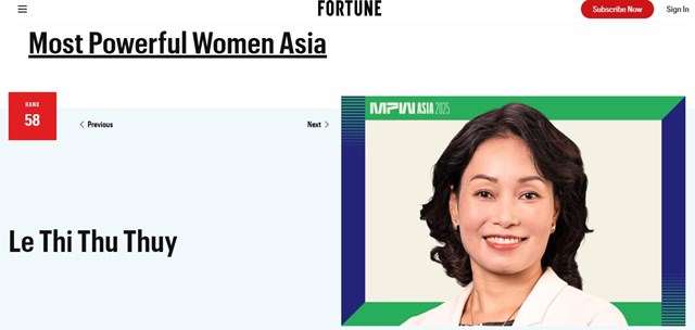 Tạp ch&#237; Fortune c&#244;ng bố top 100 Phụ nữ Quyền lực nhất ch&#226;u &#193;, Việt Nam g&#243;p mặt 4 đại diện  - Ảnh 1