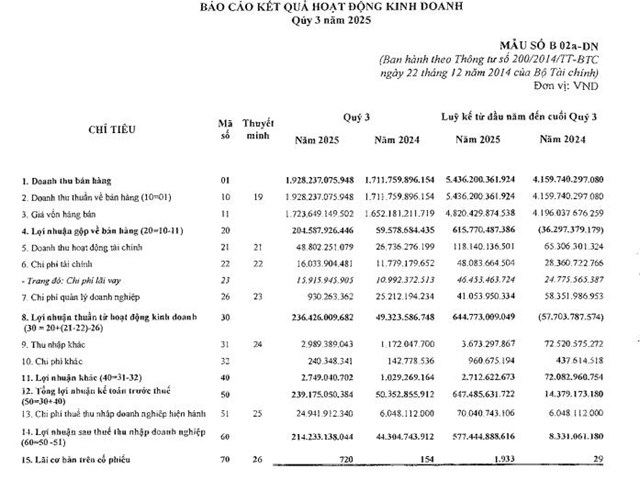 Điện lực Dầu kh&#237; Nhơn Trạch 2 (NT2) b&#225;o l&#227;i 9 th&#225;ng đầu năm gấp gần 70 lần c&#249;ng kỳ - Ảnh 1
