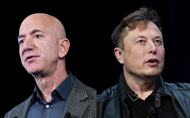 Khối t&agrave;i sản của Musk v&agrave; Bezos gộp lại ngang bằng gi&aacute; trị ng&acirc;n h&agrave;ng lớn nhất nước Mỹ, JPMorgan Chase &amp; Co.