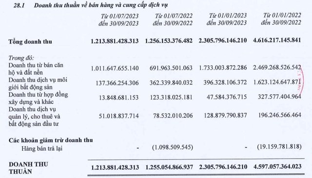 Mảng dịch vụ m&#244;i giới bất động sản gặp kh&#243;, Đất Xanh Group (DXG) b&#225;o l&#227;i 9 th&#225;ng giảm 84% so với c&#249;ng kỳ - Ảnh 2