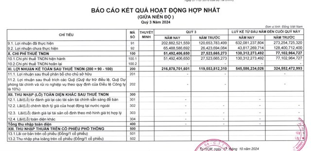 Lợi nhuận qu&#253; III/2024 của Chứng kho&#225;n ACB (ACBS) tăng tới 81,4% l&#234;n gần 217 tỷ đồng - Ảnh 3
