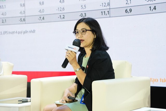 B&agrave; Nguyễn Thị Phương Lam, Gi&aacute;m đốc Ph&acirc;n t&iacute;ch VDSC. Ảnh: BTC.