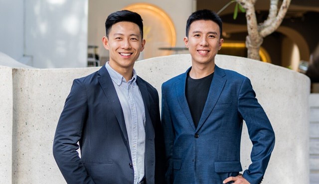 Đồng s&aacute;ng lập Homebase - Phillip An (tr&aacute;i) v&agrave; JunYuan Tan.