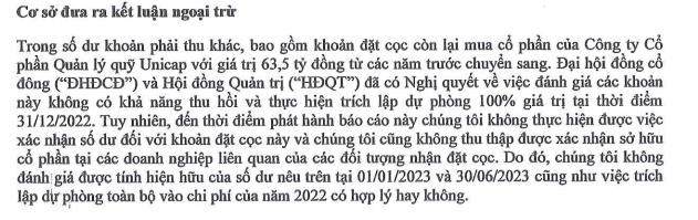 Kiểm to&#225;n chỉ ra loạt &#253; kiến ngoại trừ v&#224; điểm nhấn mạnh trong b&#225;o c&#225;o so&#225;t x&#233;t b&#225;n ni&#234;n 2023 của C&#244;ng ty chứng kho&#225;n BOS (ART) - Ảnh 4