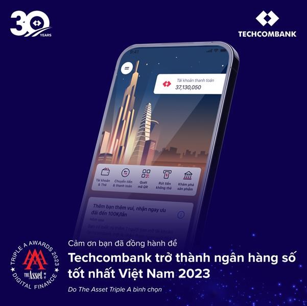 Techcombank với v&ocirc; v&agrave;n c&aacute;c giải thưởng danh gi&aacute; gi&uacute;p khẳng định được vị thế