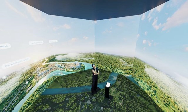 Ph&ograve;ng trải nghiệm đa gi&aacute;c quan &ndash; một trong những điểm nhấn ấn tượng tại sự kiện.