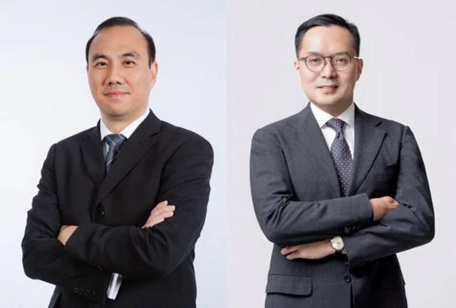 &Ocirc;ng&nbsp;Hans Patuwo (b&ecirc;n tr&aacute;i) and &ocirc;ng Patrick Walujo (phải).