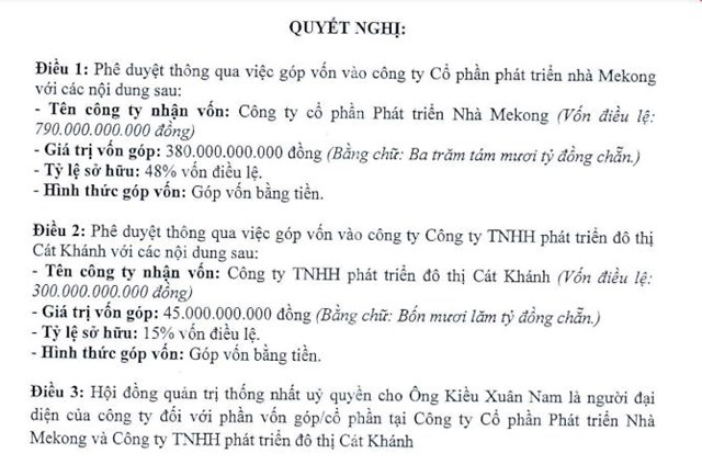 Tập đo&#224;n Nam M&#234; K&#244;ng (VC3) dự chi hơn 420 tỷ đồng để g&#243;p vốn v&#224;o hai doanh nghiệp - Ảnh 1