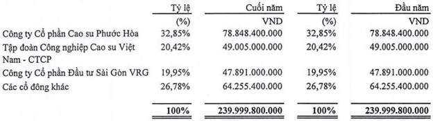 Cơ cấu cổ đ&ocirc;ng của NTC. Nguồn: B&aacute;o c&aacute;o t&agrave;i ch&iacute;nh qu&yacute; III của NTC.