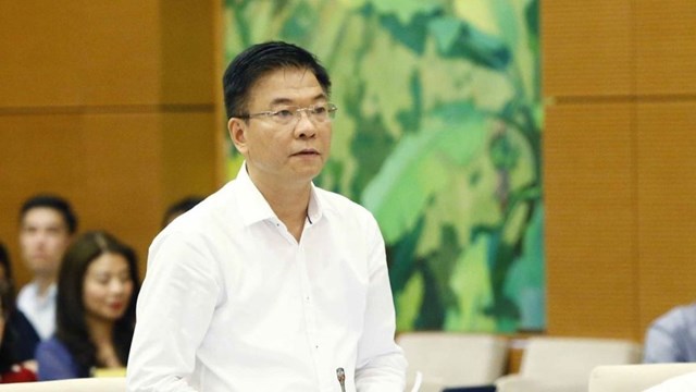 Bộ trưởng Bộ Tư ph&aacute;p L&ecirc; Th&agrave;nh Long.