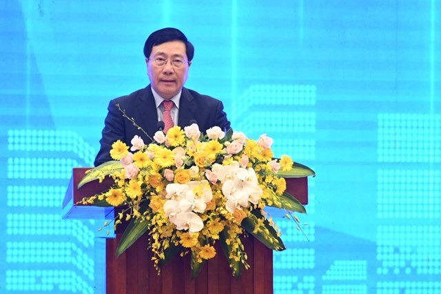 &nbsp;Ph&oacute; Thủ tướng Thường trực Phạm B&igrave;nh Minh ph&aacute;t biểu chỉ đạo Hội nghị