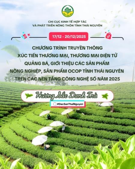 Thái Nguyên đẩy mạnh quảng bá sản phẩm nông nghiệp OCOP  trên nền tảng công nghệ số - Ảnh 1