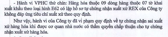 Dệt may Th&#224;nh C&#244;ng (TCM) bị phạt hơn 1,79 tỷ đồng do vi phạm về thuế trong lĩnh vực hải quan - Ảnh 4