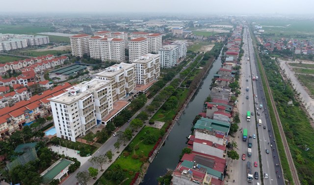 Gi&aacute; căn hộ ở quận ngoại th&agrave;nh H&agrave; Nội như Nam Từ Li&ecirc;m, Gia L&acirc;m cao hơn cả khu vực nội th&agrave;nh.