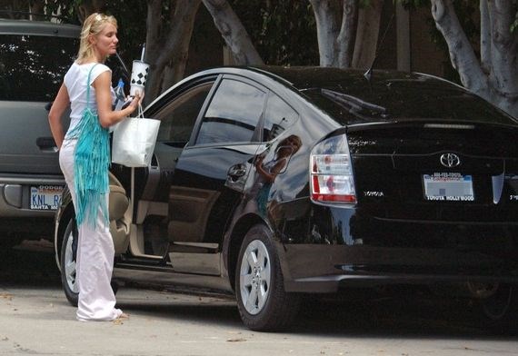 Chiếc Toyato Prius sang trọng của Cameron Diaz.