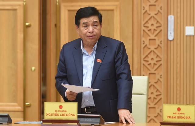 Bộ trưởng Bộ Kế hoạch v&agrave; Đầu tư Nguyễn Ch&iacute; Dũng cảnh b&aacute;o về&nbsp;rủi ro "bong b&oacute;ng" thị trường.&nbsp;Ảnh: VGP/Quang Hiếu