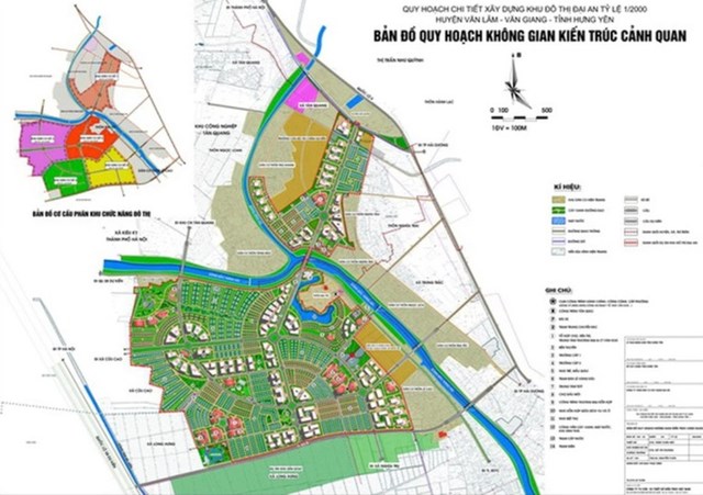 Khu đ&ocirc; thị Đại An c&oacute; quy m&ocirc; 294 ha, tổng vốn đầu tư khoảng 1,4 tỷ USD.