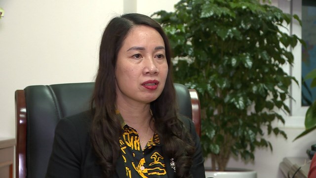 B&agrave; Nguyễn Thị Lan Anh - Vụ trưởng Vụ quản l&yacute; thuế doanh nghiệp nhỏ v&agrave; vừa, hộ kinh doanh v&agrave; c&aacute; nh&acirc;n - Tổng cục Thuế.