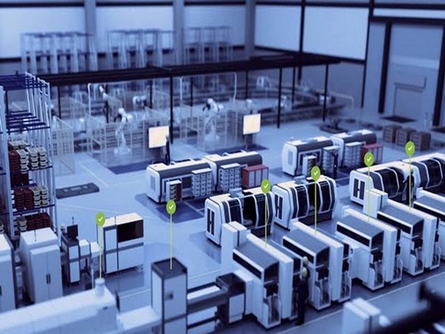 Đầu năm nay, các trạm sử dụng hệ thống sóng vô tuyến Macro đầu tiên đã được lắp ráp tại nhà máy. (Ảnh: Linkedin)