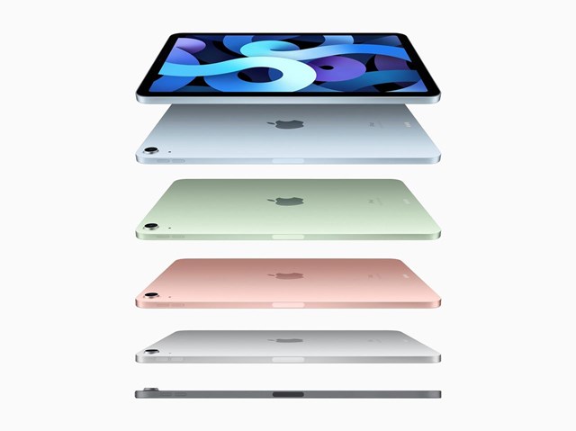 iPad Air 2020 c&oacute; 5 lựa chọn m&agrave;u sắc.