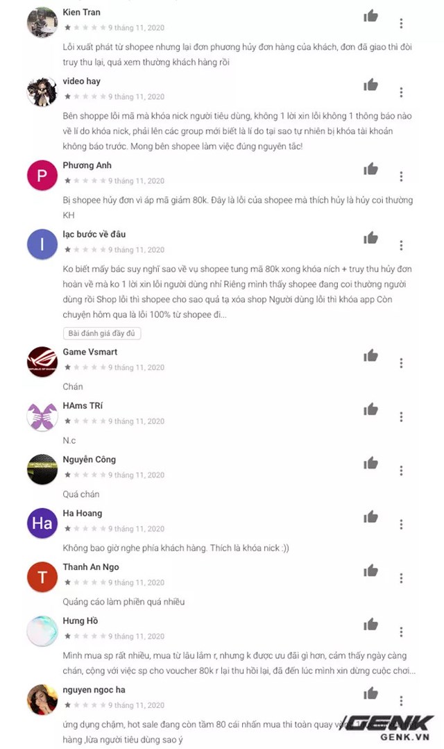  Bị huỷ đơn v&#236; d&#249;ng m&#227; giảm gi&#225;, người d&#249;ng uất ức đ&#225;nh gi&#225; Shopee 1 sao tr&#234;n chợ ứng dụng - Ảnh 3