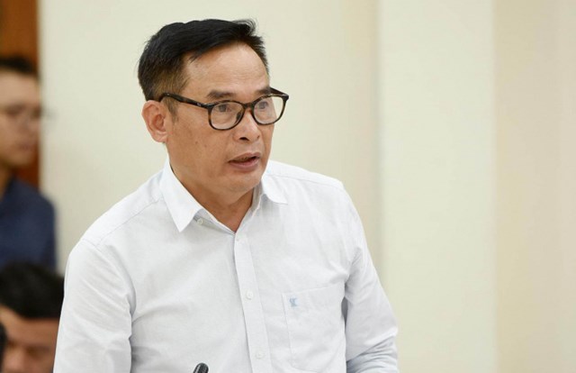 &Ocirc;ng Nguyễn Như Cường - Cục trưởng Cục Trồng trọt: "Ph&aacute;t ng&ocirc;n 90% d&acirc;n Việt ăn gạo bẩn l&agrave; ho&agrave;n to&agrave;n sai sự thật". Ảnh: Anh Thơ
