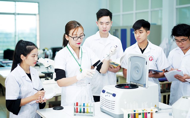 Giảng vi&ecirc;n hướng dẫn sinh vi&ecirc;n nghi&ecirc;n cứu khoa học sẽ c&oacute; th&ecirc;m nhiều quyền lợi. Ảnh HNU