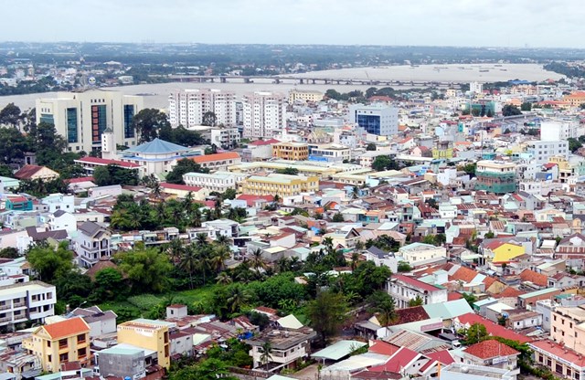 Một g&oacute;c TP Bi&ecirc;n Ho&agrave; nh&igrave;n từ tr&ecirc;n cao